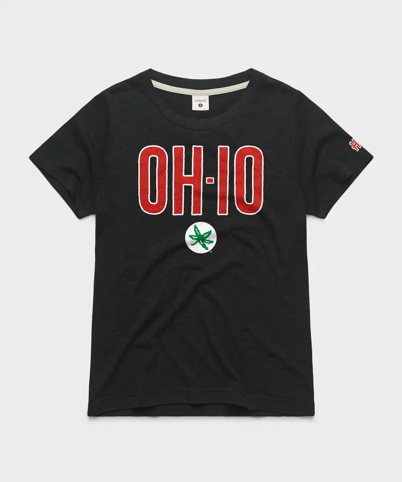 Women's Oh-Io Buckeye Leaf 1