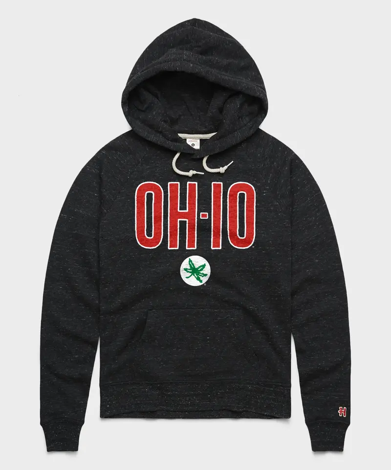 Women's Oh-Io Buckeye Leaf Hoodie 1