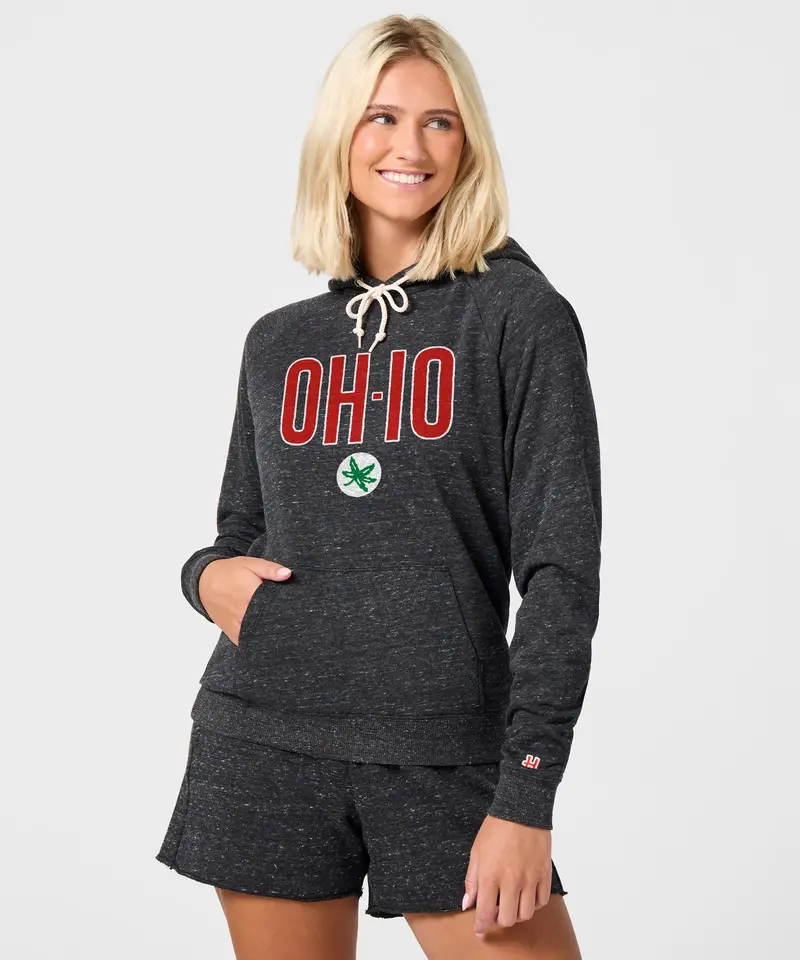 Women's Oh-Io Buckeye Leaf Hoodie 3