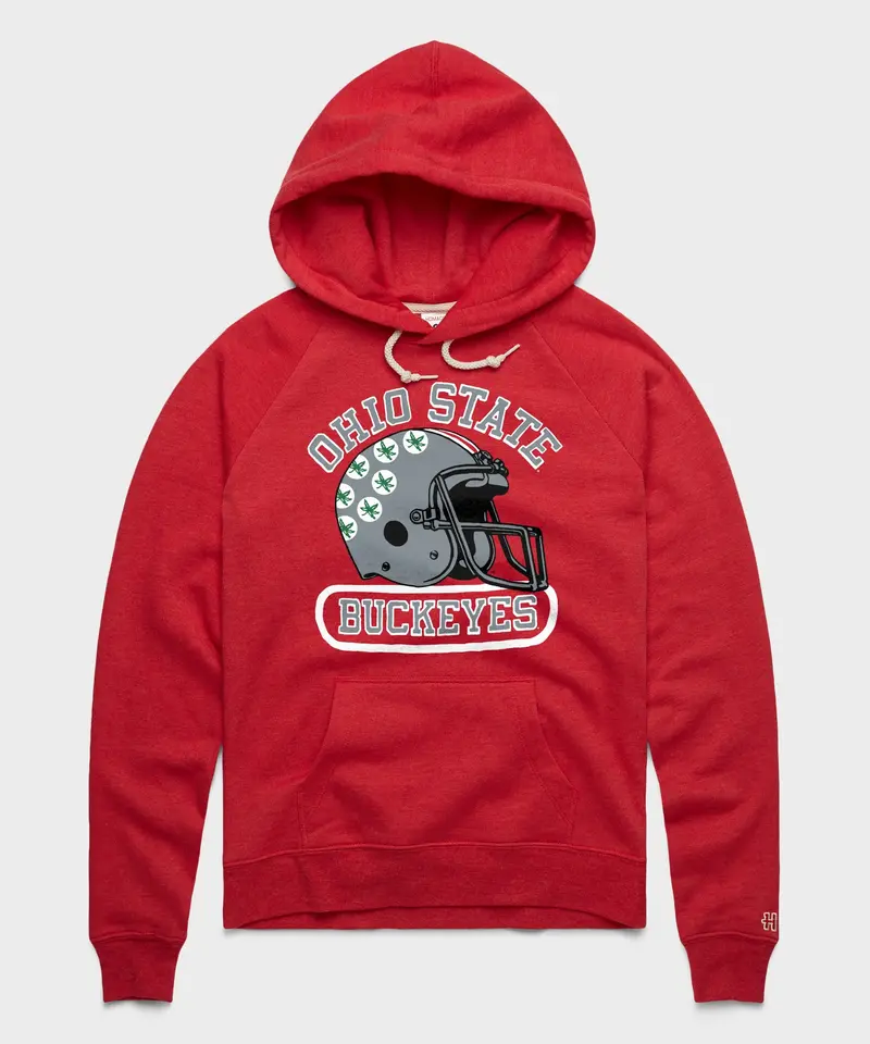Women's Ohio State Buckeyes Helmet Hoodie 1