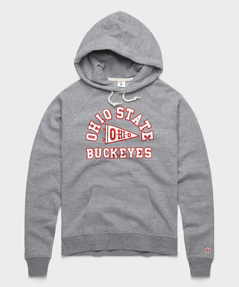 Women's Ohio State Buckeyes Pennant Hoodie 1