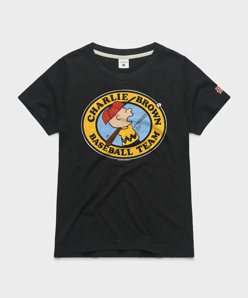 Women's Peanuts Charlie Brown Baseball Team 1