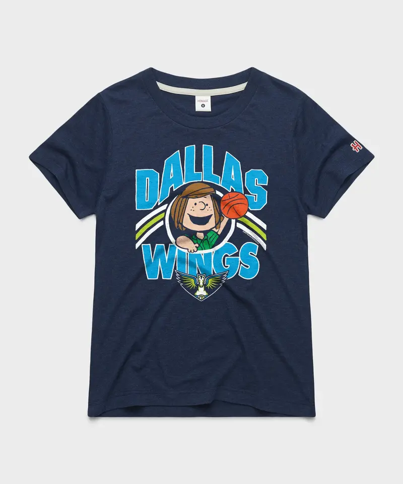 Women's Peanuts Peppermint Patty X Dallas Wings 1
