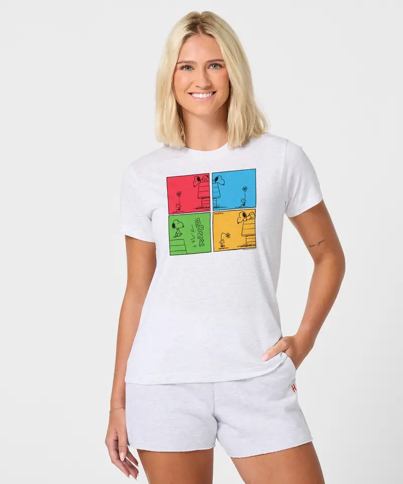 Women's Peanuts Snoopy And Woodstock Panels 3