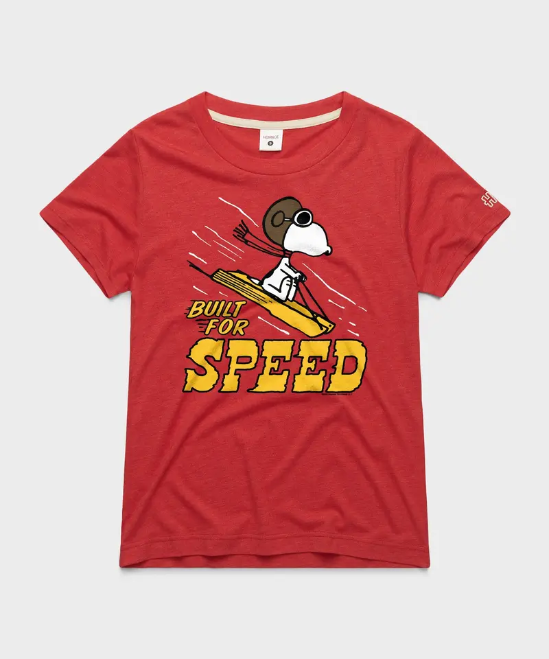 Women's Peanuts Snoopy Built For Speed 1