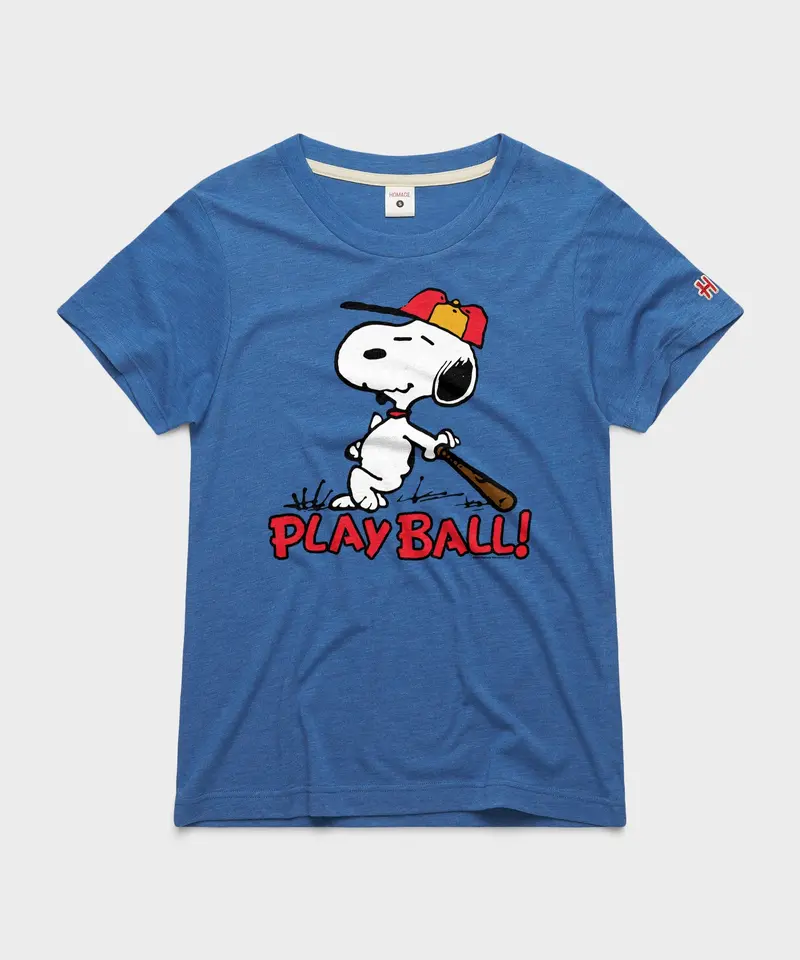 Women's Peanuts Snoopy Play Ball 1