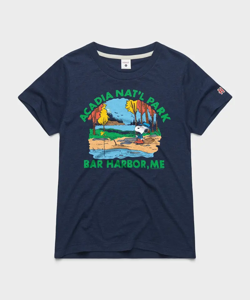 Women's Peanuts Snoopy X Acadia National Park 1