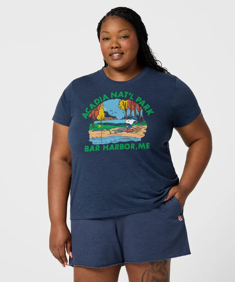 Women's Peanuts Snoopy X Acadia National Park 3