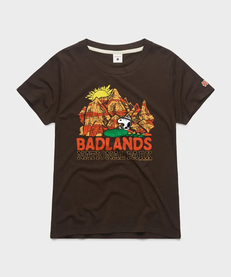 Women's Peanuts Snoopy X Badlands National Park 1