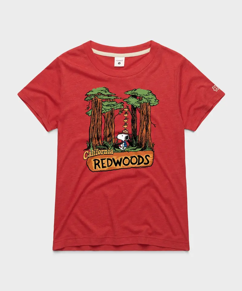 Women's Peanuts Snoopy X California Redwoods 1