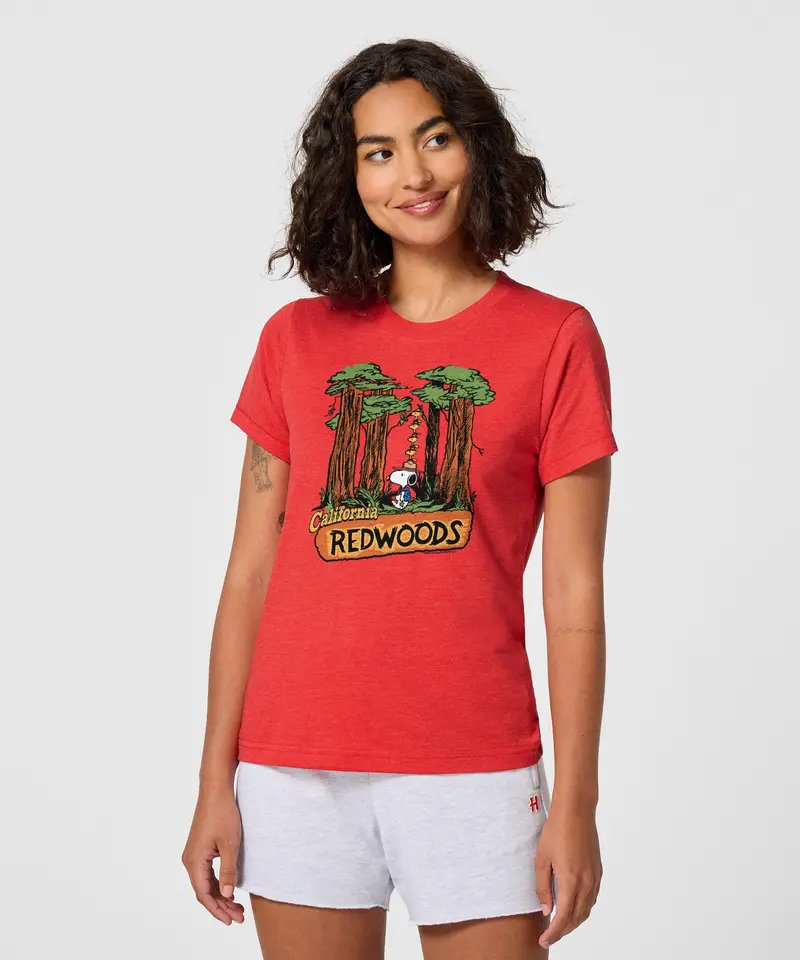 Women's Peanuts Snoopy X California Redwoods 3