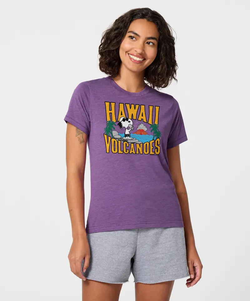 Women's Peanuts Snoopy X Hawaii Volcanoes National Park 3