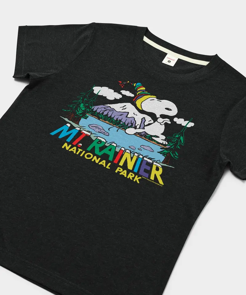 Women's Peanuts Snoopy X Mount Rainier National Park 2