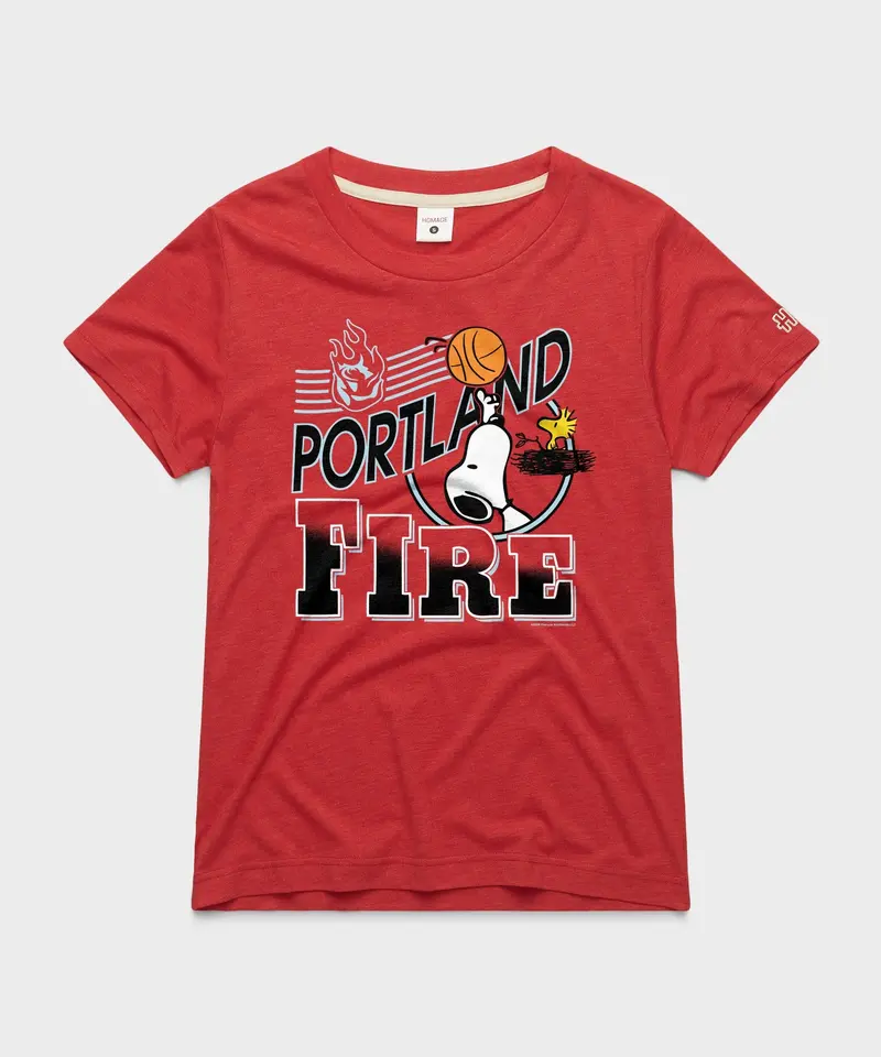 Women's Peanuts Snoopy X Portland Fire 1