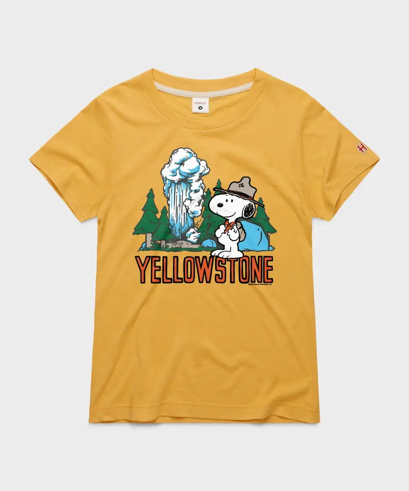Women's Peanuts Snoopy X Yellowstone National Park 1