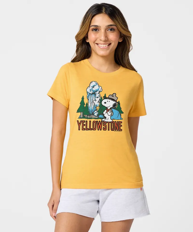 Women's Peanuts Snoopy X Yellowstone National Park 3