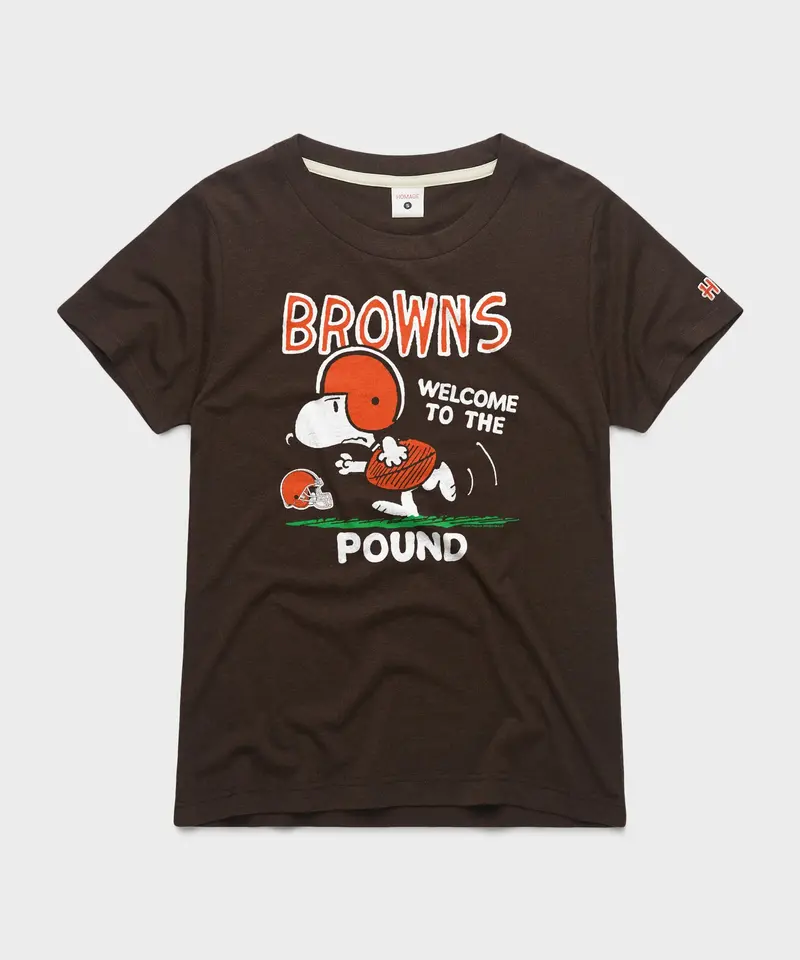 Women's Peanuts X Cleveland Browns Welcome To The Pound 1