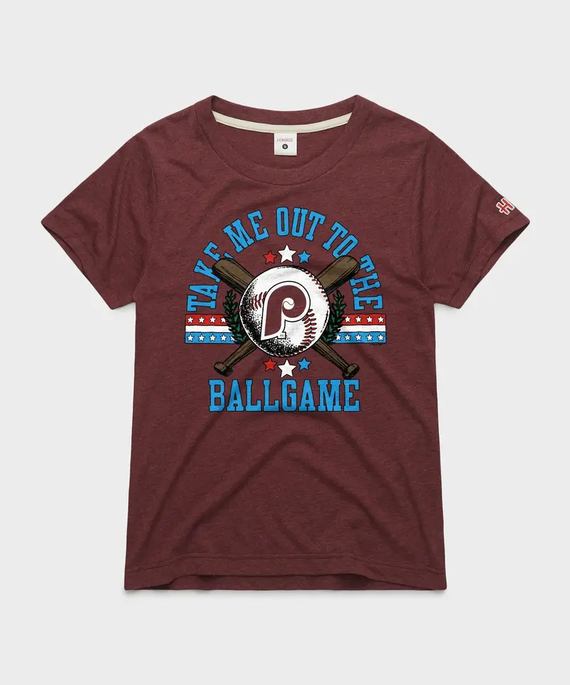 Women's Philadelphia Phillies Take Me Out To The Ballgame 1