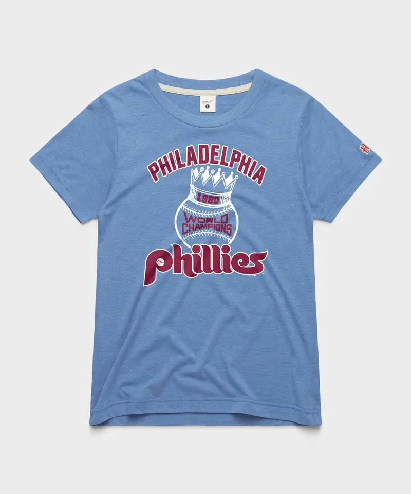 Women's Philadelphia Phillies World Champions 1980 1