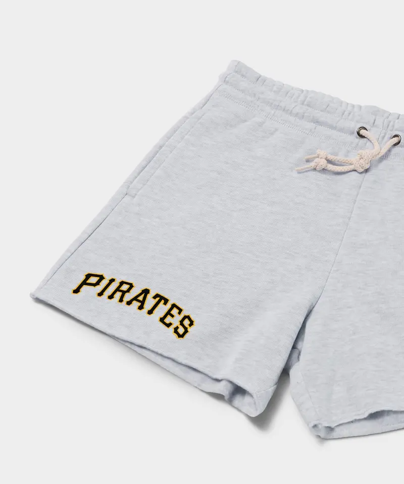 Women's Pittsburgh Pirates Jersey Logo '01 Sweat Shorts 2