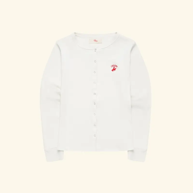 Women's Ribbed Cardigan (Natural) 1