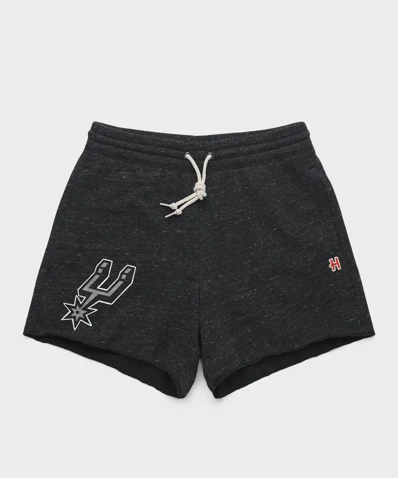 Women's San Antonio Spurs Logo Sweat Shorts 1