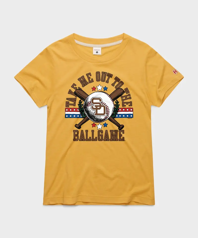 Women's San Diego Padres Take Me Out To The Ballgame 1