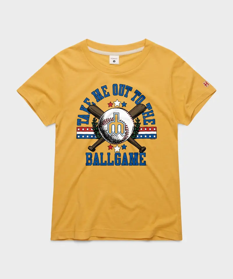 Women's Seattle Mariners Take Me Out To The Ballgame 1