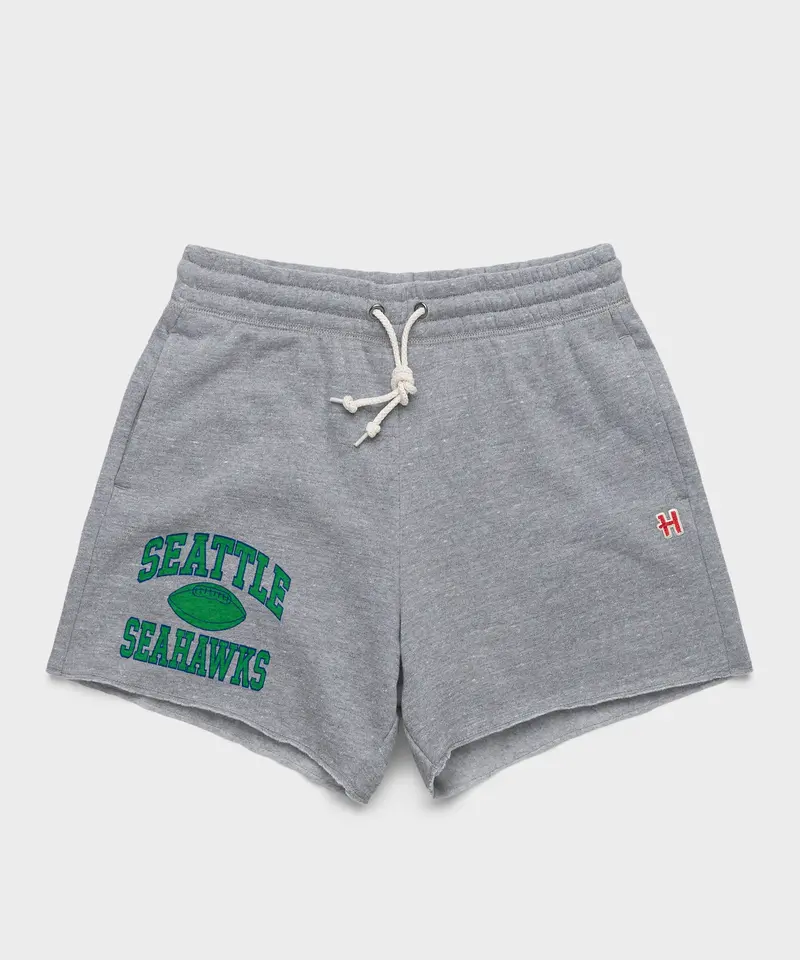 Women's Seattle Seahawks Gridiron Sweat Shorts 1