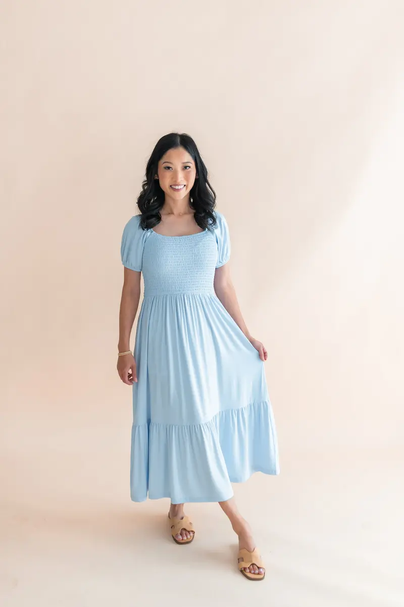 Women’S Smocked Dress In Breeze 1