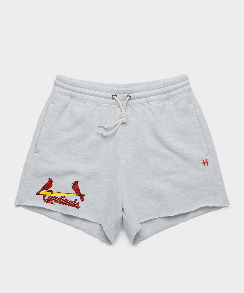 Women's St. Louis Cardinals Jersey Logo '99 Sweat Shorts 1