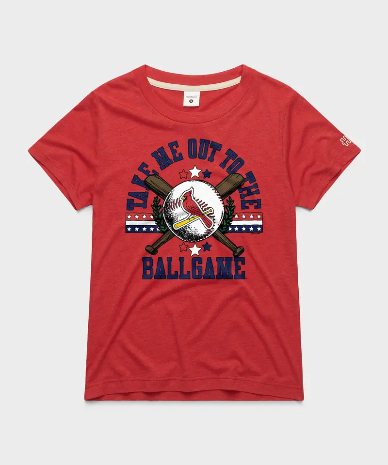 Women's St. Louis Cardinals Take Me Out To The Ballgame 1