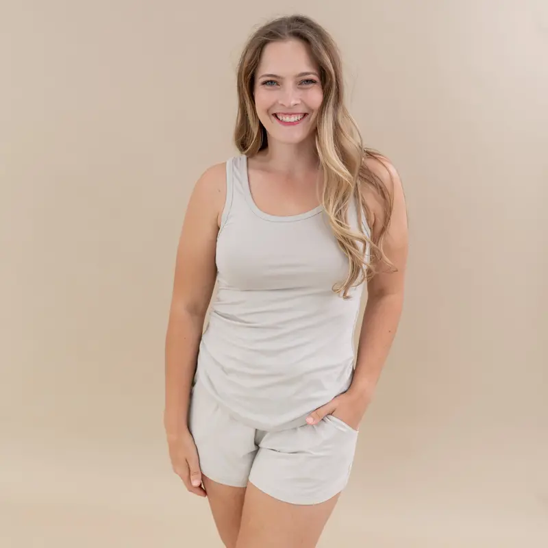 Women’S Tank Set In Oat 1