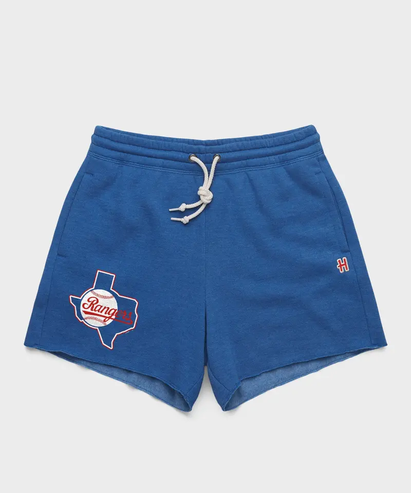 Women's Texas Rangers '84 Sweat Shorts 1
