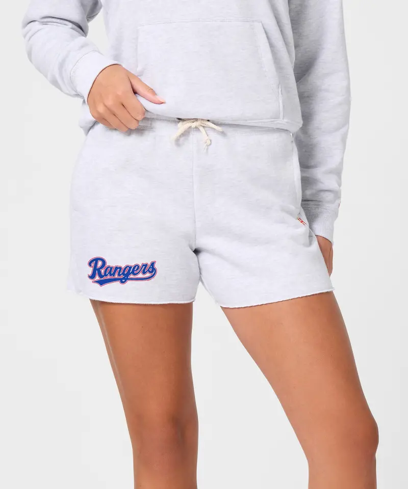 Women's Texas Rangers Jersey Logo '20 Sweat Shorts 3