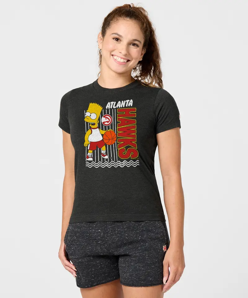 Women's The Simpsons Bart X Atlanta Hawks 3