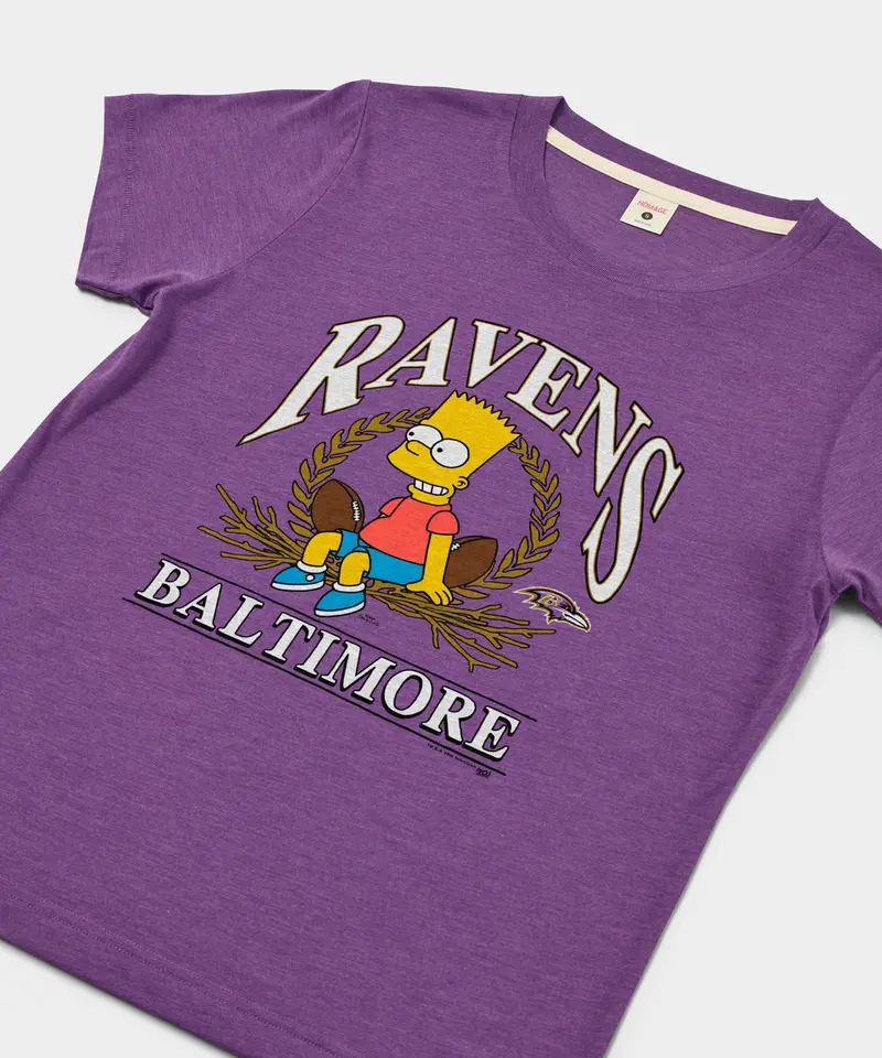 Women's The Simpsons Bart X Baltimore Ravens 2