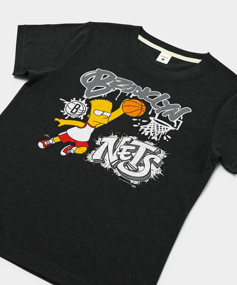 Women's The Simpsons Bart X Brooklyn Nets 2