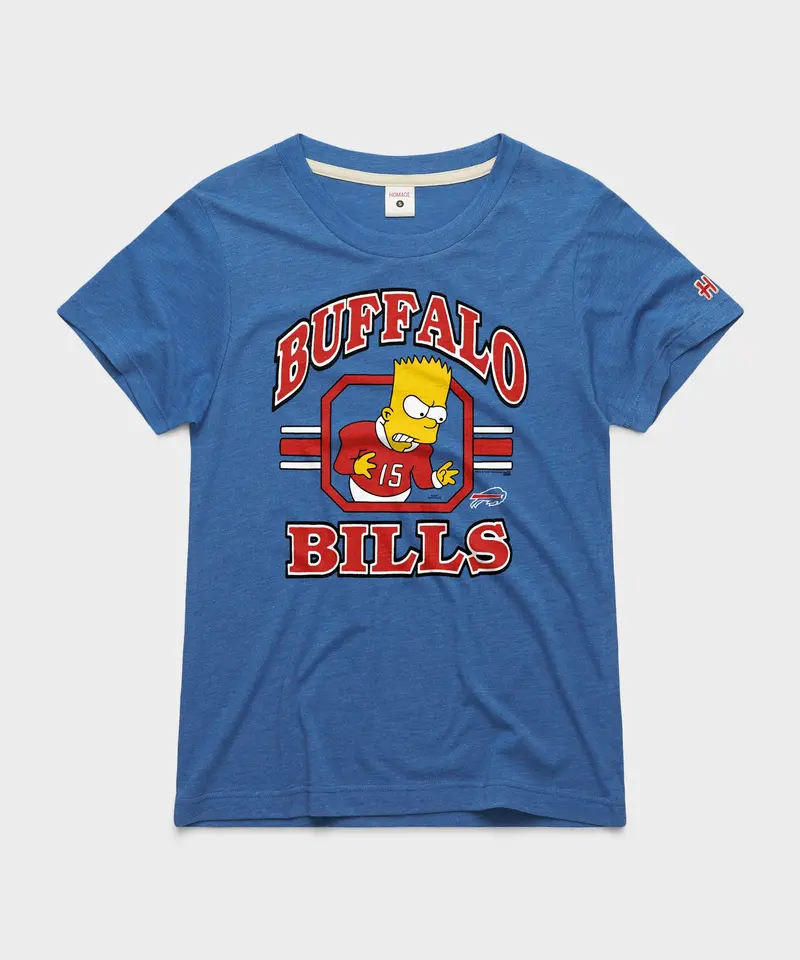 Women's The Simpsons Bart X Buffalo Bills 1