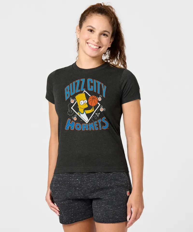 Women's The Simpsons Bart X Charlotte Hornets 3