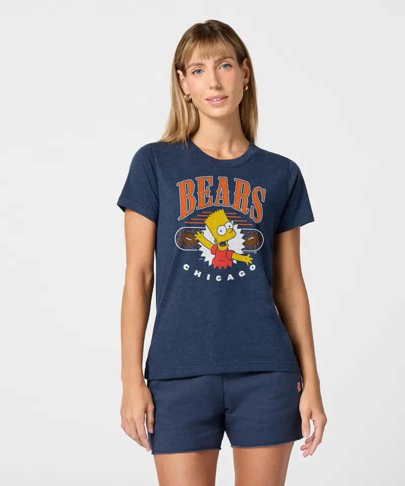 Women's The Simpsons Bart X Chicago Bears 3