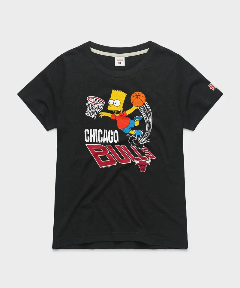 Women's The Simpsons Bart X Chicago Bulls 1