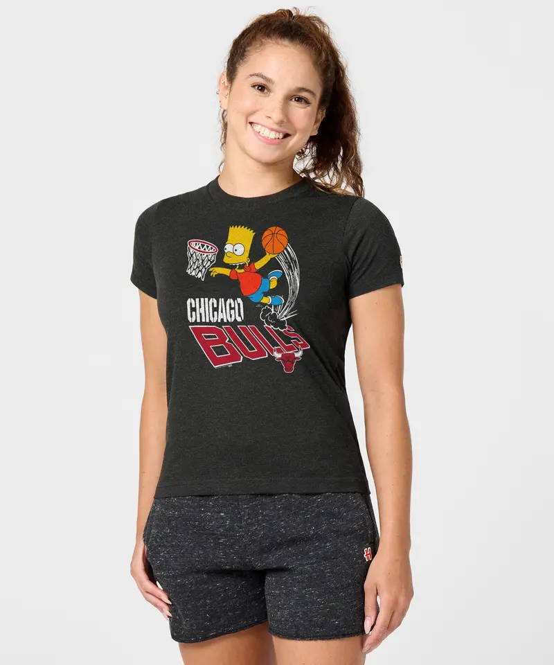 Women's The Simpsons Bart X Chicago Bulls 3