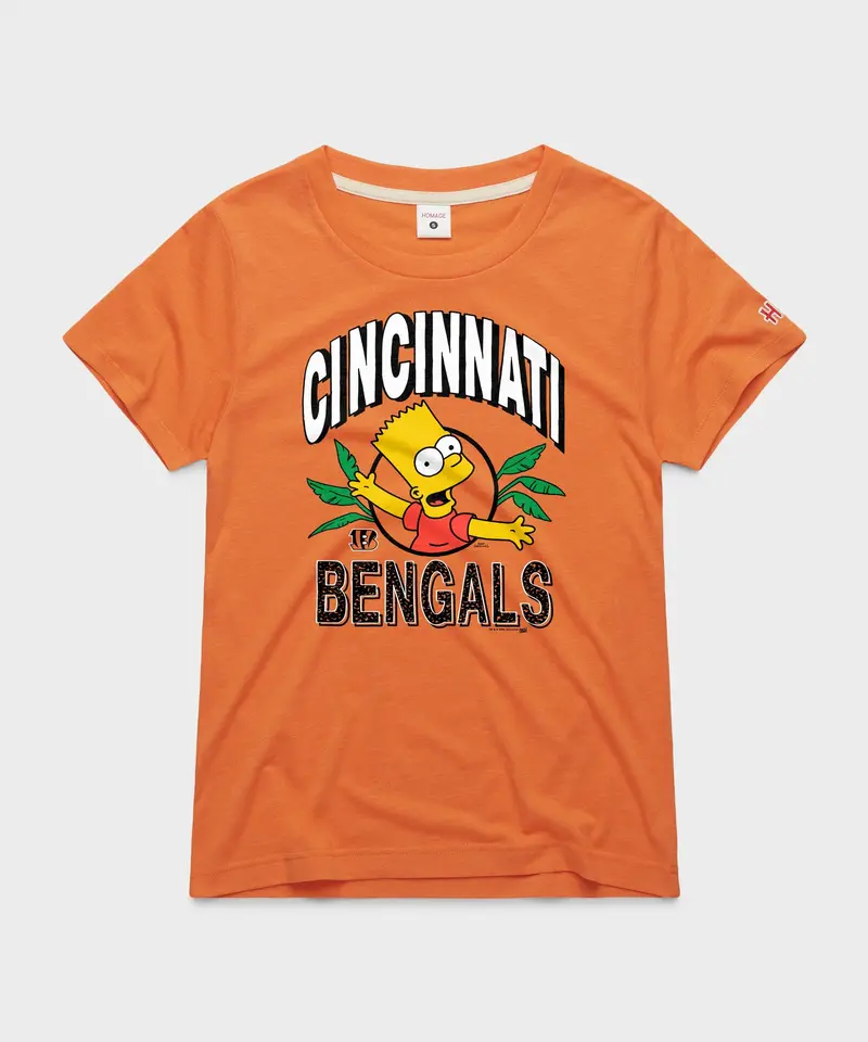 Women's The Simpsons Bart X Cincinnati Bengals Jungle 1