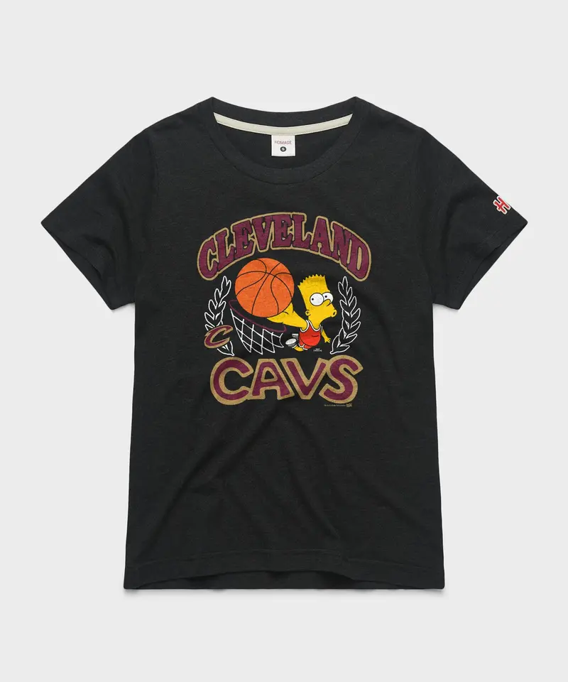 Women's The Simpsons Bart X Cleveland Cavaliers 1