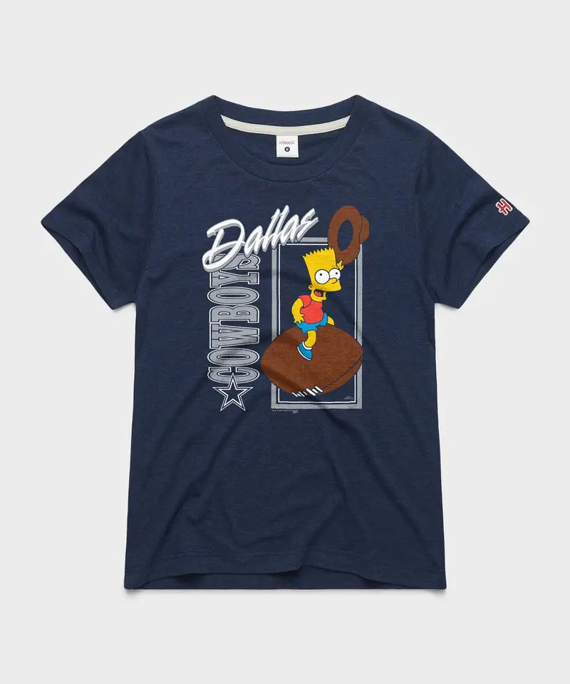 Women's The Simpsons Bart X Dallas Cowboys 1