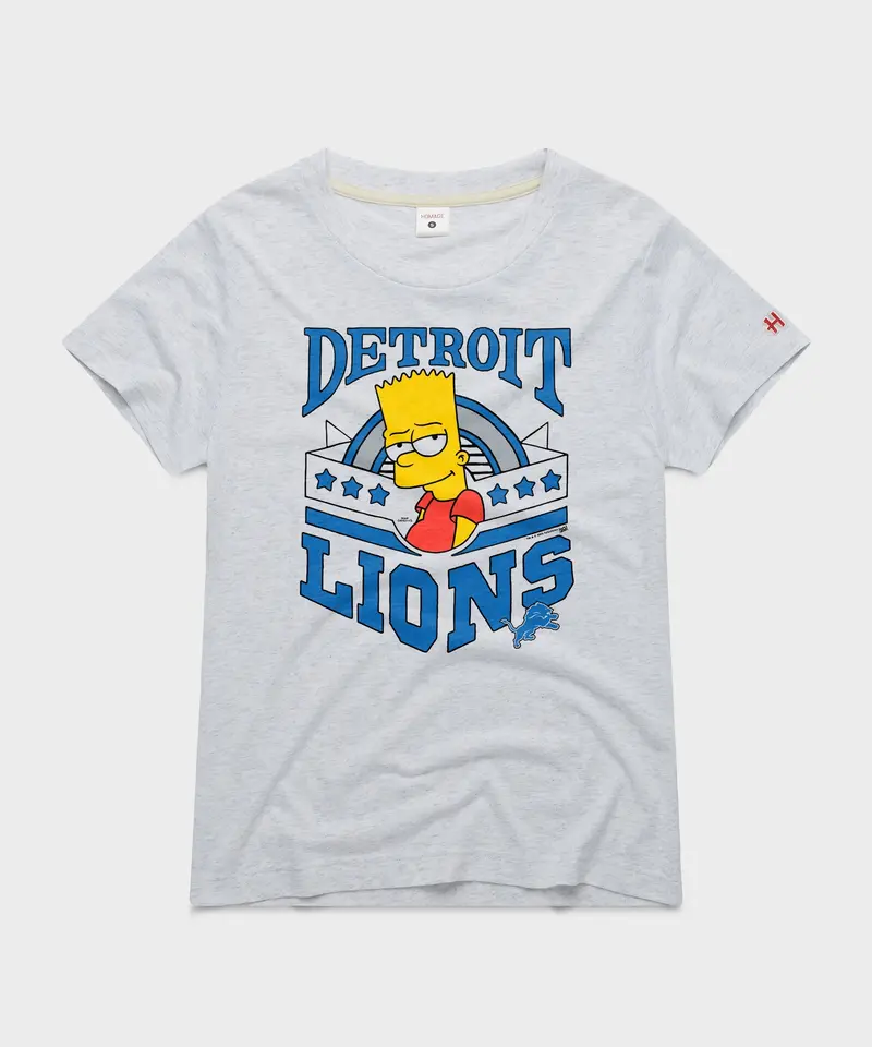 Women's The Simpsons Bart X Detroit Lions 1