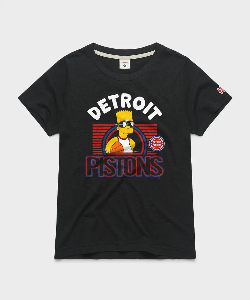 Women's The Simpsons Bart X Detroit Pistons 1
