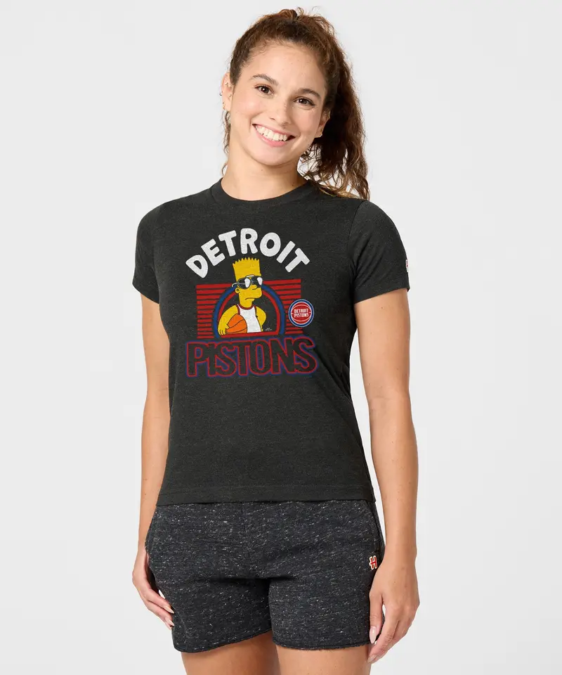 Women's The Simpsons Bart X Detroit Pistons 3