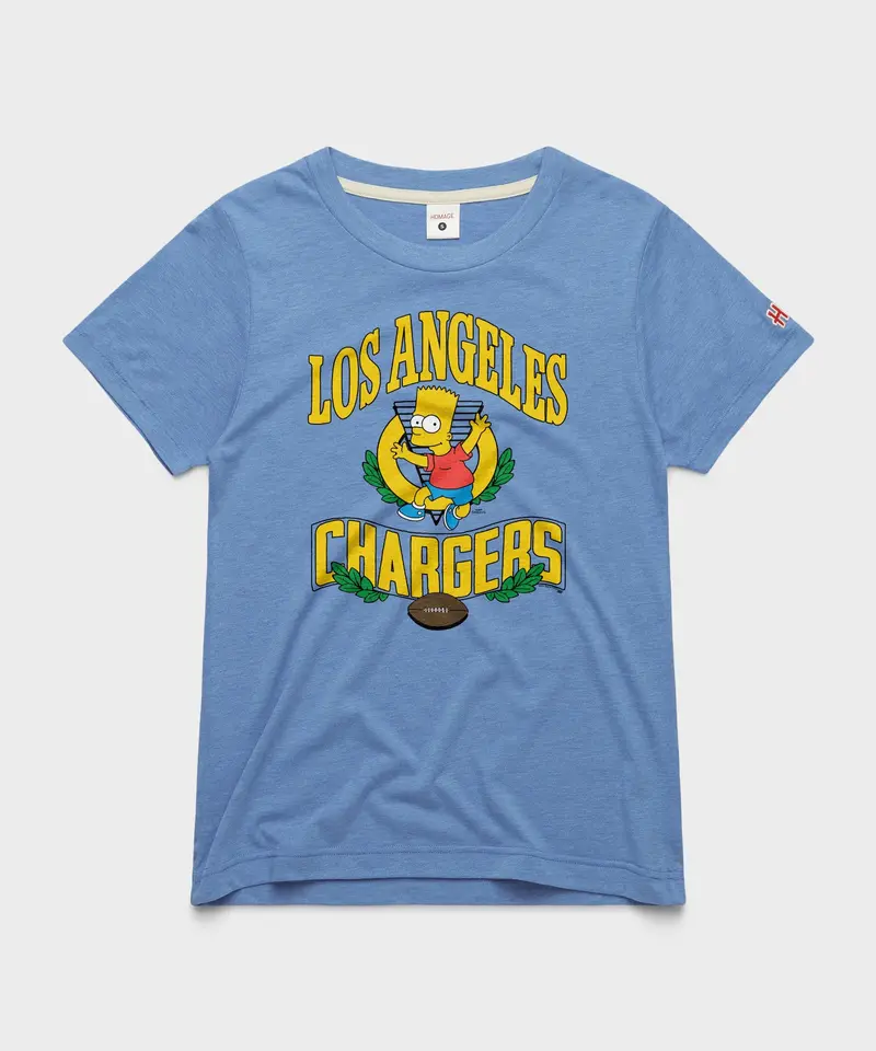 Women's The Simpsons Bart X Los Angeles Chargers 1
